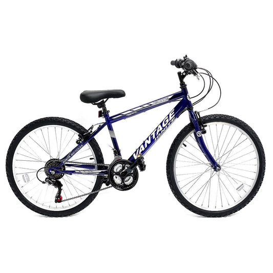 IGNITE VANTAGE Boys 24" Mountain Bike (Blue)